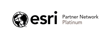 Esri Partner Network Platinum text logo.